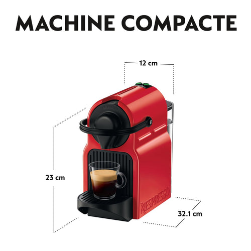 Machine à Café Expresso Inissia Rouge 19 Bars – Cafetière Capsule Taille Unique YY1531FD